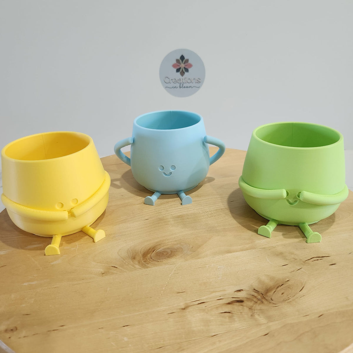 Hear No Evil See No Evil Speak No Evil Planter Set | 3D Printed Succulent Pots | Funny Plant Pots | Colorful Planters | Set of 3