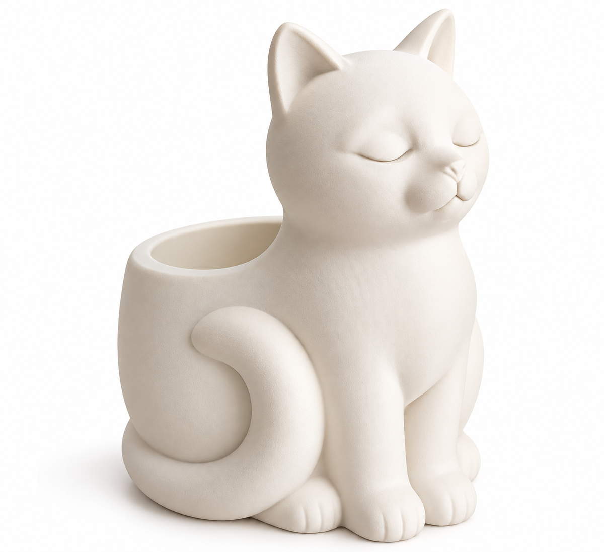 3D Printed Cat Succulent Planter – Cute Kitty Plant Pot | PLA Cat Planter | Cat Lover Gift | Small Indoor Planter | Desk & Window Decor
