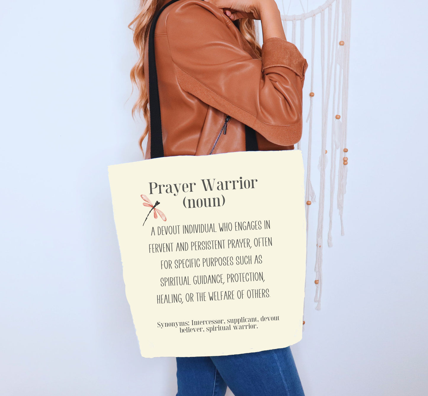Personalized tote bag, Prayer warrior gift, Bible study bag, Christian tote, Church group gifts, Flower tote, Church bag, Flower tote bag.